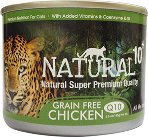 原野機能主食罐10+(鮮蔬嫩雞185g)
Natural 10+ Cat Grain Free Lamb 24*6.5oz/185g
