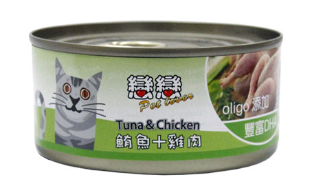 戀戀貓罐頭170g-鮪魚+雞肉口味