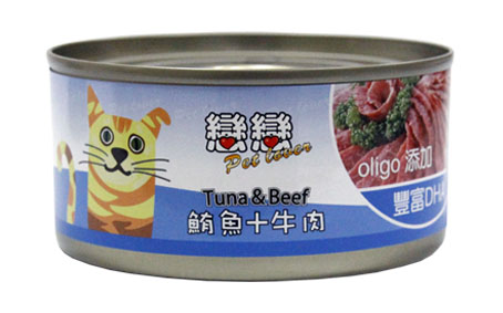 戀戀貓罐頭170g-鮪魚+牛肉口味