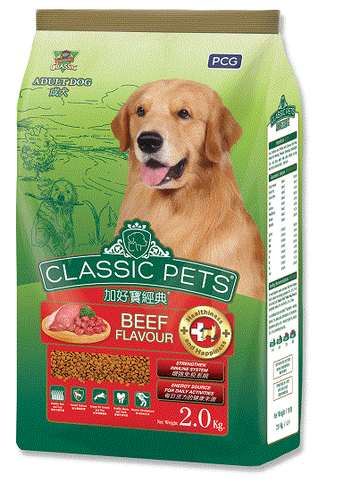 加好寶經典成犬乾狗糧 - 牛肉口味
CLASSIC PETS ADULT DOG FOOD - BEEF FLAVOUR