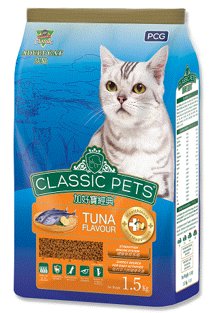 加好寶經典乾貓糧 - 鮪魚口味
CLASSIC PETS DRY CAT FOOD-TUNA FLAVOR