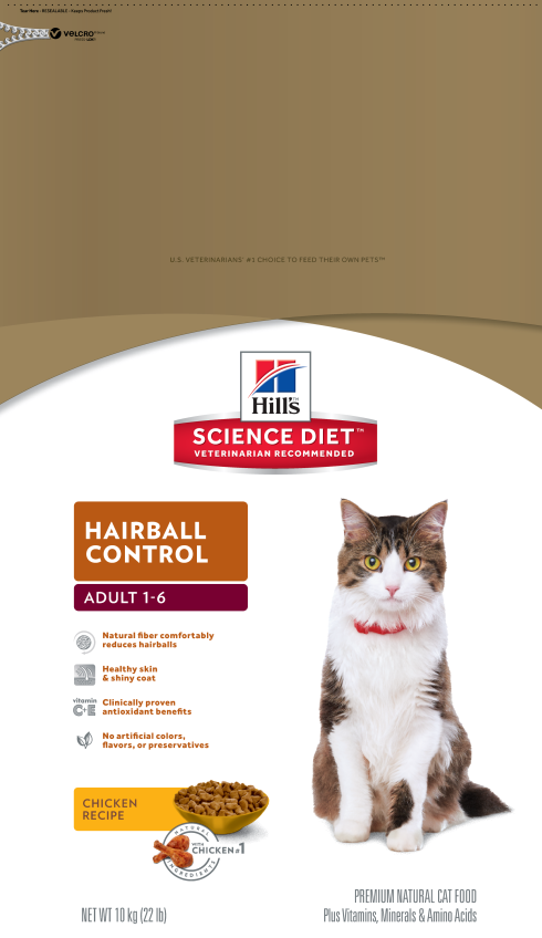 希爾思®寵物食品 成貓 毛球控制
Science Diet Adult Hairball Control