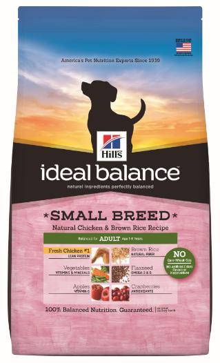 Ideal Balance™天然寵物食品-成犬-小型犬用 天然雞肉及糙米配方(型號00002289)
Ideal Balance Small Breed Natural Chicken & Brown Rice Recipe Adult