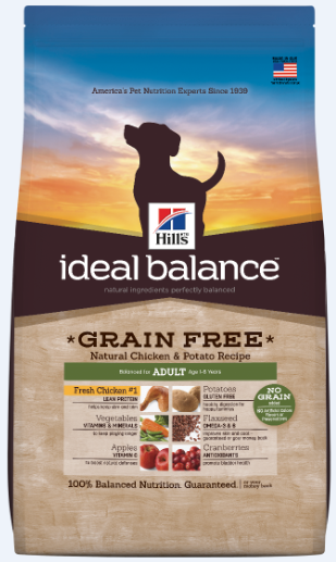Ideal Balance™天然寵物食品-無穀-成犬用 天然雞肉及馬鈴薯配方(型號00002303)
Ideal Balance Grain Free Natural Chicken & Potato Recipe Adult