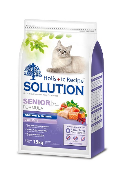 耐吉斯樂活高齡貓食譜
Holistic Recipe Solution Chicken ＆ Salmon Senior Cat Formula