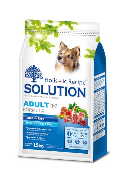 耐吉斯成犬羊肉食譜（小顆粒）
Holistic Recipe Solution Lamb & Rice Adult DOG Formula (small kibble)
