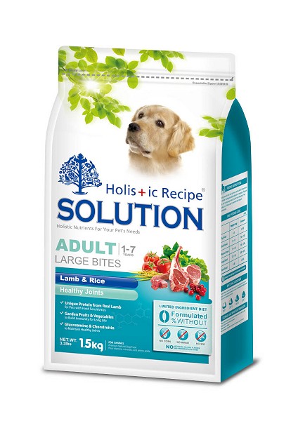 耐吉斯成犬羊肉食譜（大顆粒）
Holistic Recipe Solution Lamb & Rice Adult DOG Formula (large kibble)