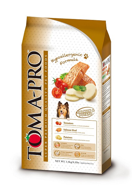 優格成幼犬鮭魚配方
TOMA-PRO Salmon Meal and Potato Dog Food