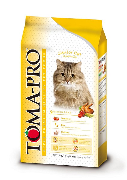 優格高齡貓雞肉配方
TOMA-PRO Senior Cat Food