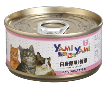 Yami亞米精緻貓罐 鮪魚+鮮雞 85g