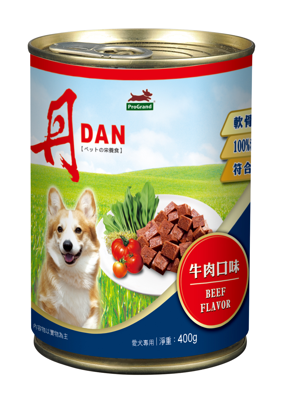 丹DAN 愛犬罐頭牛肉口味
DAN Canned Dog Food - Beef Flavor