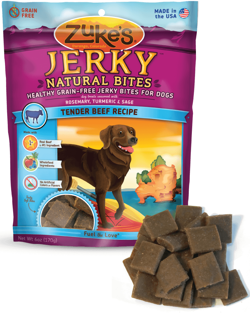 Zukes-能量補充零食(牛肉口味)-6oz
Healthy Grain-Free Jerky Bites for Dogs Tender Beef Recipe