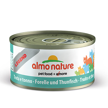 義士大廚鮪魚鮮燉罐-鮪魚鱒魚70g
Almo nature LEGEND can Trout and tuna 70g