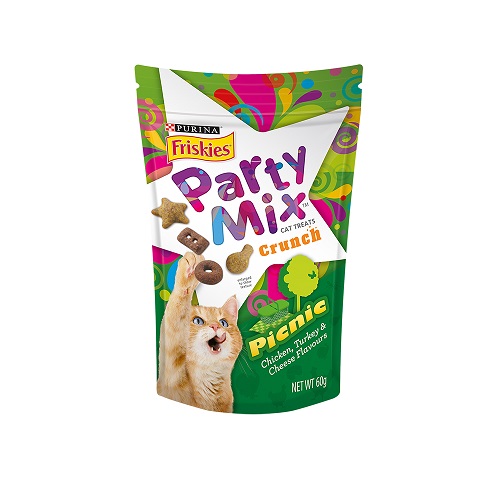 喜躍 Party Mix雞肉派對香酥餅(雞肉,火雞肉,起士)
FK PartyMix CatTreatPicnic2(8x60g)
