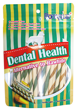 Bone Plus 黃金高鈣雙色潔牙軟笛酥(袋裝)-M
Bone Plus Dental Chewing Straw (Brown & White)-M