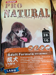 邦比成犬(羊肉+米)9kg
PANTOP Adult dog 9KG