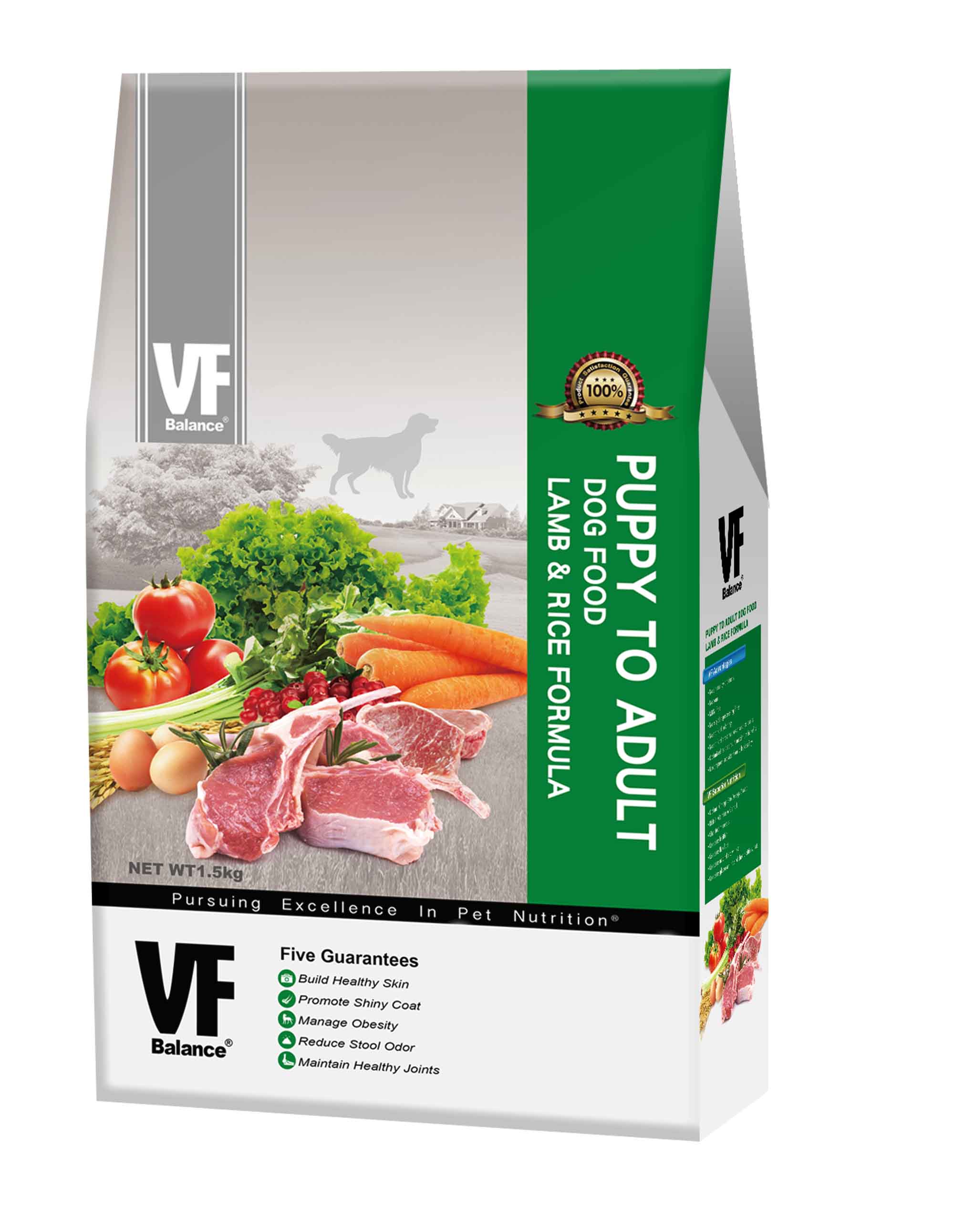 魏大夫低敏亮毛配方(羊肉+米)
VF Puppy to Adult Dog Food Lamb & Rice Formula