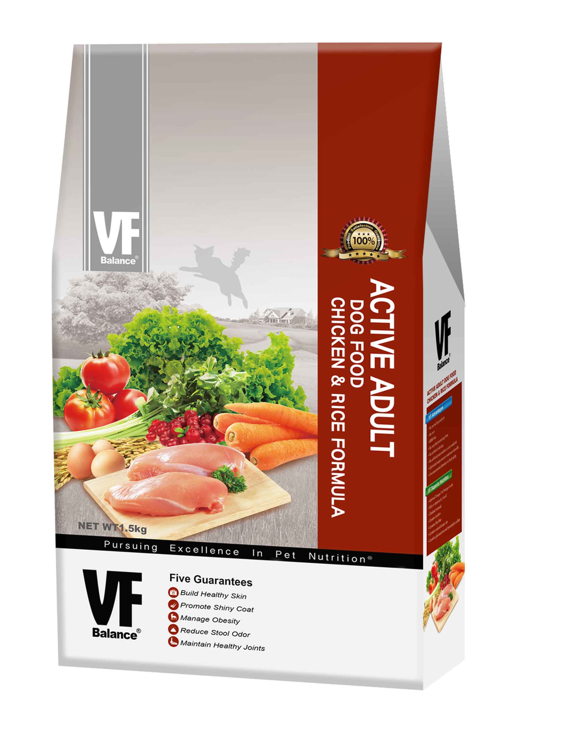 魏大夫活力成犬配方(雞肉+米)
VF Active Adult Dog Food Chicken & Rice Formula