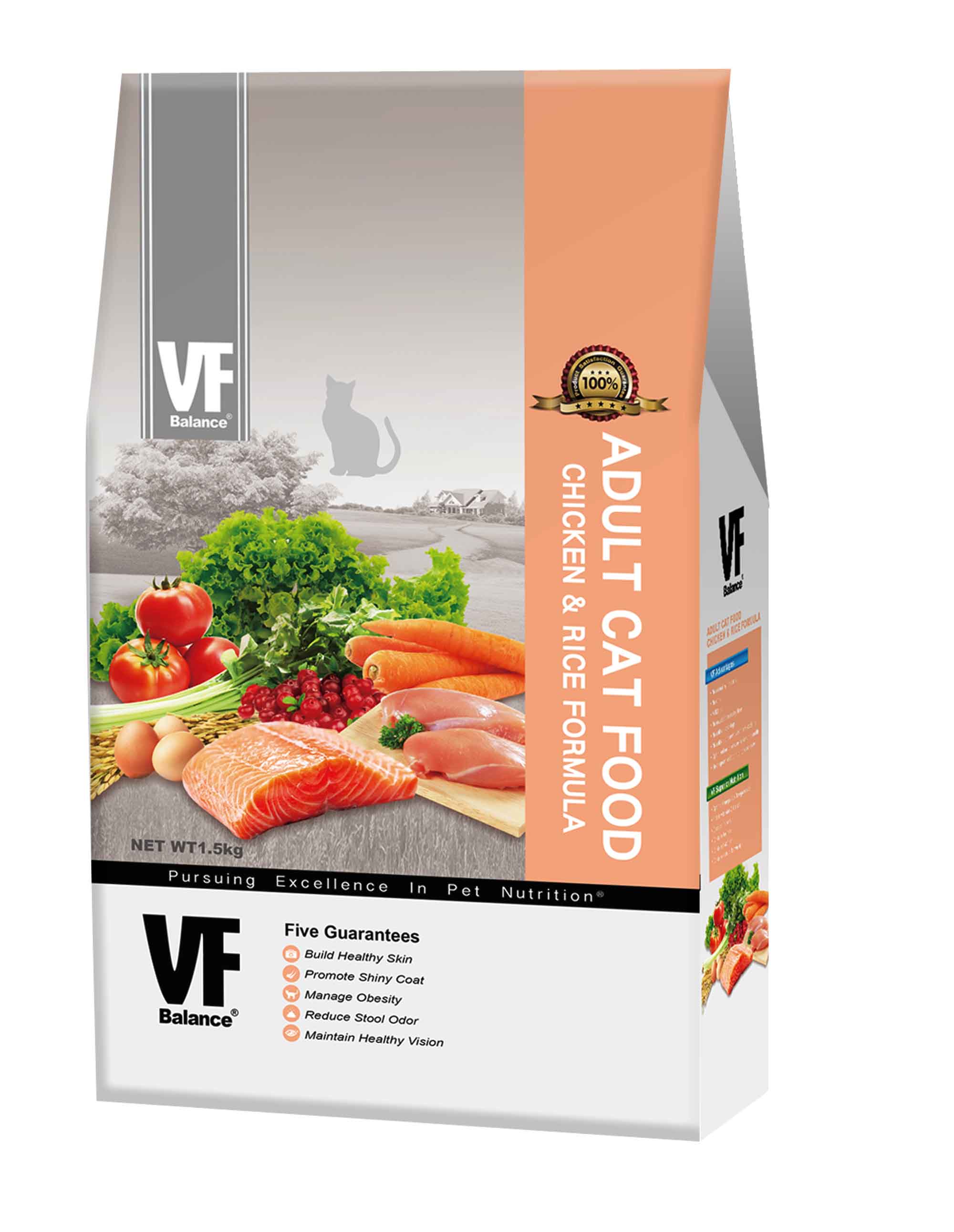 魏大夫特選成貓配方(雞肉+米)
VF Adult Cat Food Chicken & Rice Formula