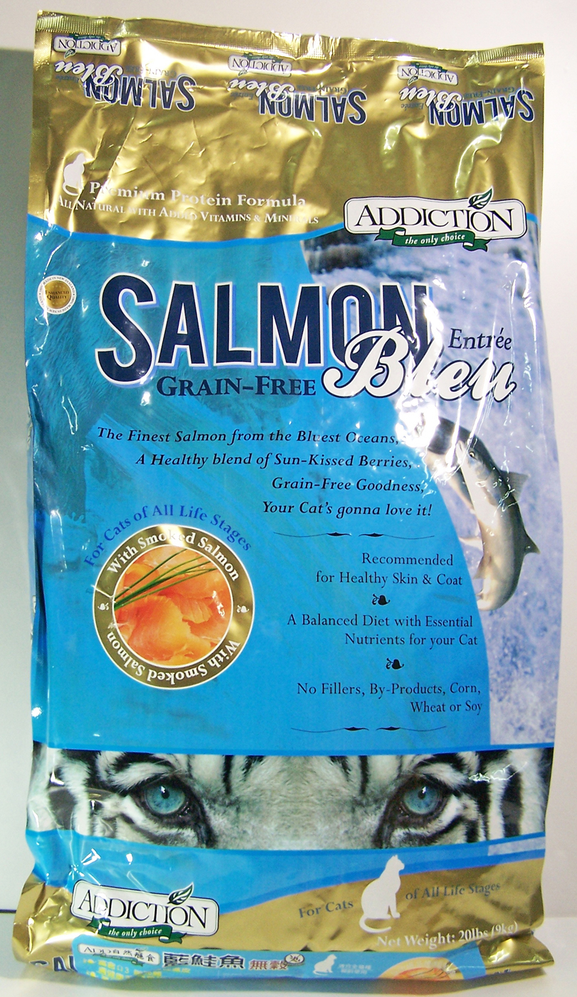 ADD自然癮食無穀藍鮭魚貓寵食9kg
Salmon Bleu Cat