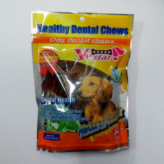 YS起士六星潔牙棒棒L袋裝200g
Dental Hexagram Star Stick Cheese Flavor 2.3 inch - L 200g