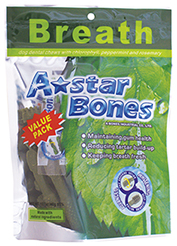 A ★star Bones多效雙刷頭潔牙骨-M
A ★star Bones Dental Treat Brush3.5 inch