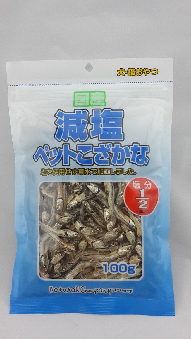 藤澤減鹽1/2小魚乾 100g