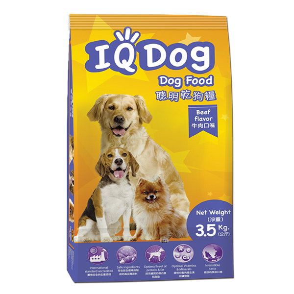 IQ DOG 聰明乾狗糧 - 牛肉口味成犬配方
IQ DOG ADULT FOOD BEEF FLAVOR