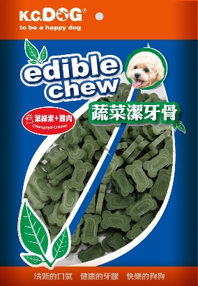 G54蔬菜骨型潔牙骨 _葉綠素+雞肉
Vegetable Dental Treat Bone Shape_Chicken & Chlorophyll