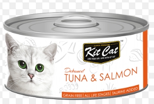 Kit Cat貓罐-鮪魚.鮭魚
Deboned Tuna & Salmon