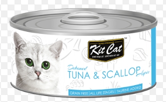 Kit Cat貓罐-鮪魚.扇貝
Deboned Tuna & Scallop