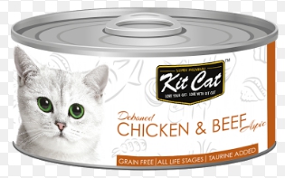Kit Cat貓罐-雞肉.牛肉
Deboned Chicken & Beef