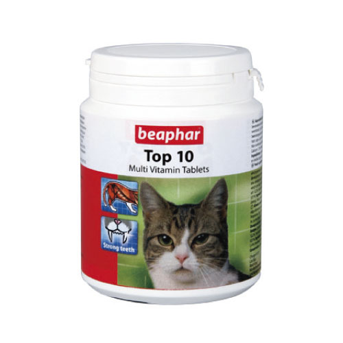 樂透TOP-10貓鈣錠
Beaphar Top 10 Multi Vitamin Tablets Cat