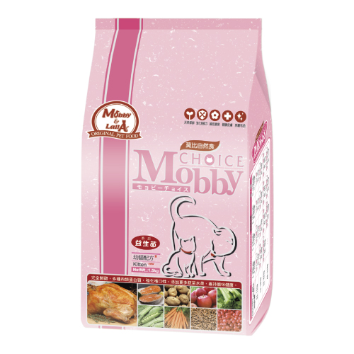 莫比自然食雞肉&米幼母貓配方
Mobby Choice Kitten Formula