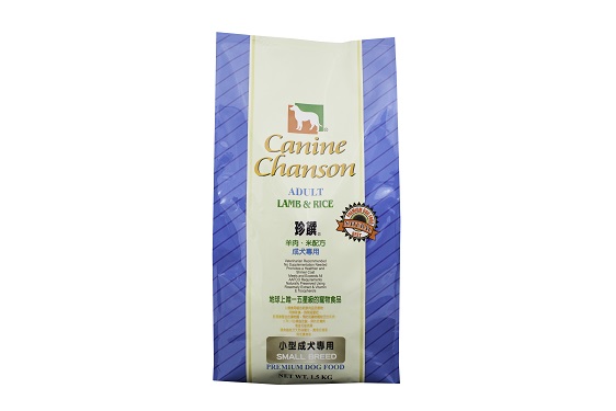 珍饌-羊肉+米 配方 小型成犬專用 1.5 kg
Canine Chanson Lamb & Rice Adult, Small breed