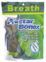 A ★star Bones草本配方口氣清新螺旋五星棒-M
A★star Bones Dental Treat Five Star Stick-M