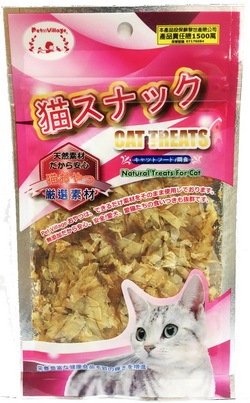 PV貓咪鰹魚花片
PV Cat Treat Dried Skipjack Thin Piece