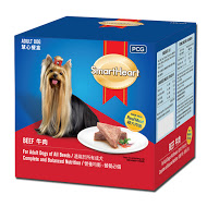 慧心餐盒 - 牛肉口味 100G(3盒入)
SMARTHEART ADULT DOG TRAY BEEF 100G(3 TRAY IN 1)