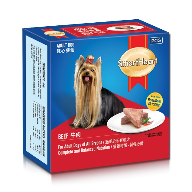 慧心餐盒 - 牛肉口味 100G
SMARTHEART ADULT DOG TRAY BEEF 100G