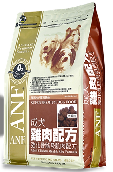 ANF成犬雞肉配方
ANF Adult Chicken Meal & Rice Formula