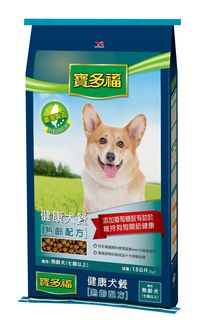 寶多福健康犬餐熟齡犬專用配方包15Kg