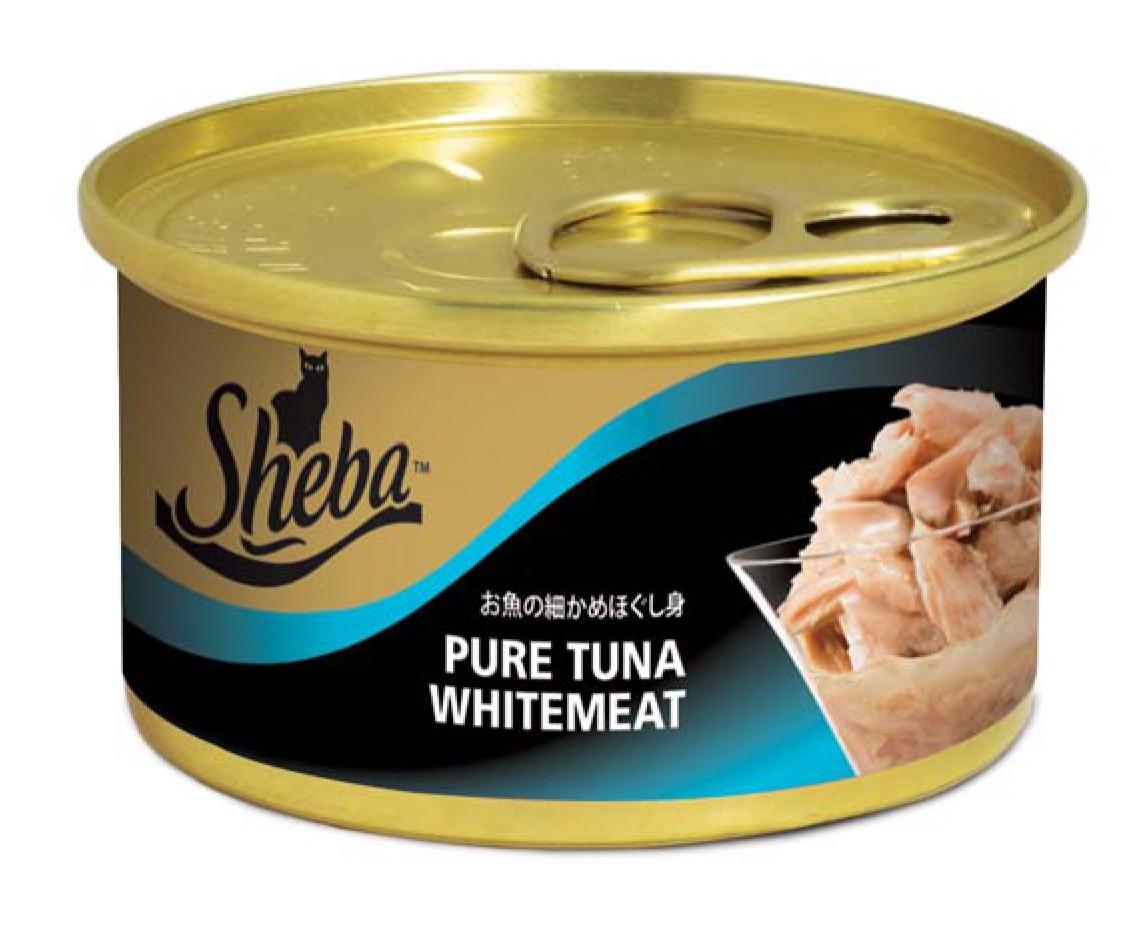 SHEBA金罐 白身鮪魚(魚凍) 85g x 24
SHEBA PURE TUNA WHITEMEAT 85g(SB02)