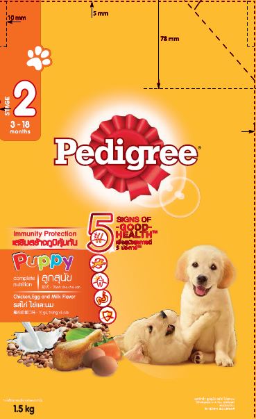 寶路乾糧幼犬配方 雞肉奶蛋口味1.5kgx6
PED Puppy CkEggMilk 6x1.5kg