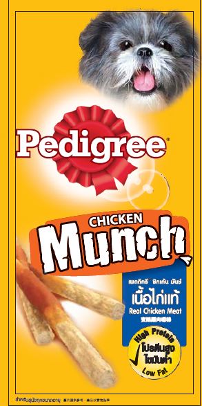 寶路雞肉嚼棒40gx12x4
PED Chicken Munch 4x12x40g 2014