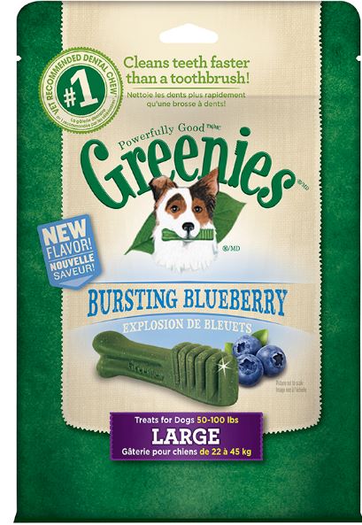 健綠潔牙骨 藍莓口味 22公斤以上專用 8支裝/12oz*24
GREENIES® Blueberry Treat-Pak™-Large 12 oz