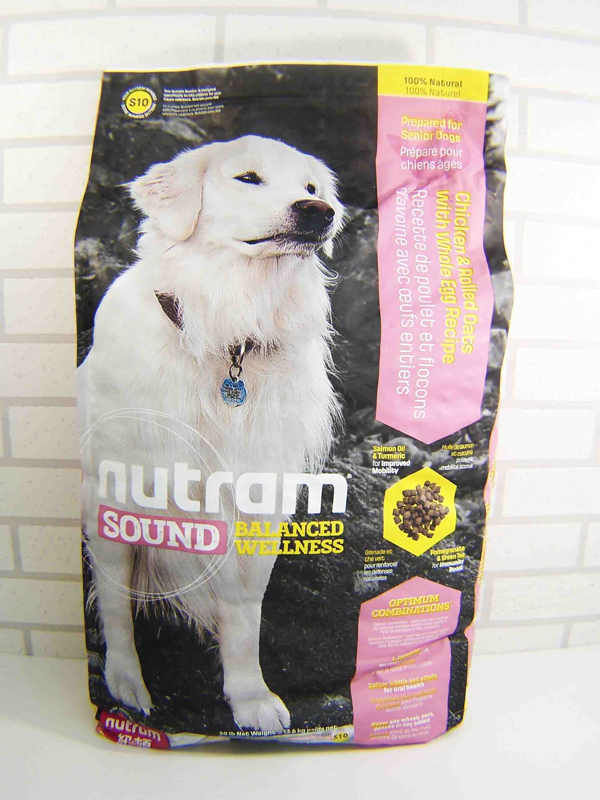 紐頓 S10老犬雞肉燕麥Nutram Sound DOM S10 Senior Dog