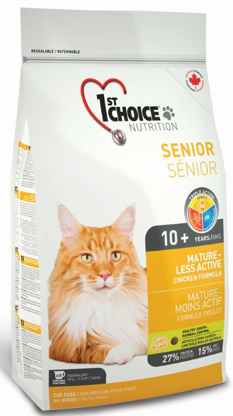 瑪丁第一優鮮 低過敏高齡貓/低運動量貓-雞肉
Senior Mature- Less Active