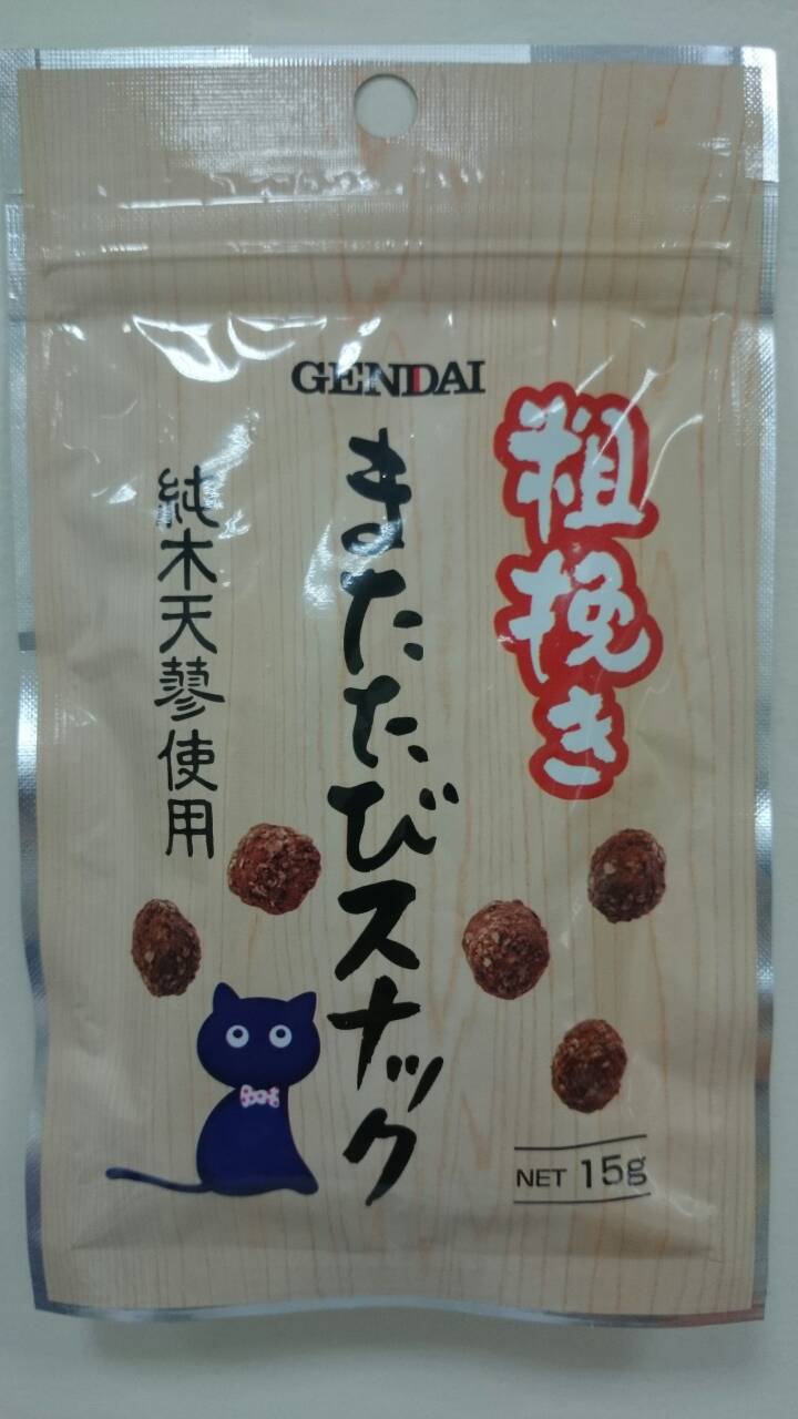 現代天然純木天蓼愛貓零食15g
Gendai Cat snack-15g