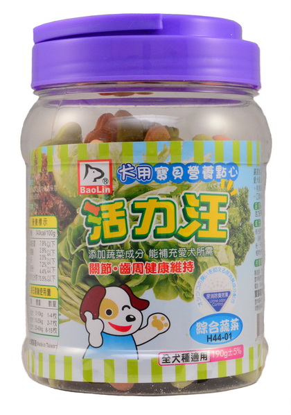 活力汪(骨型)綜合蔬菜餅190g (H44-01)
dog cookies