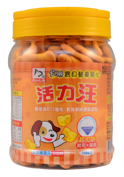 活力汪起司餅+益菌200g (H44-3)
dog cookies
